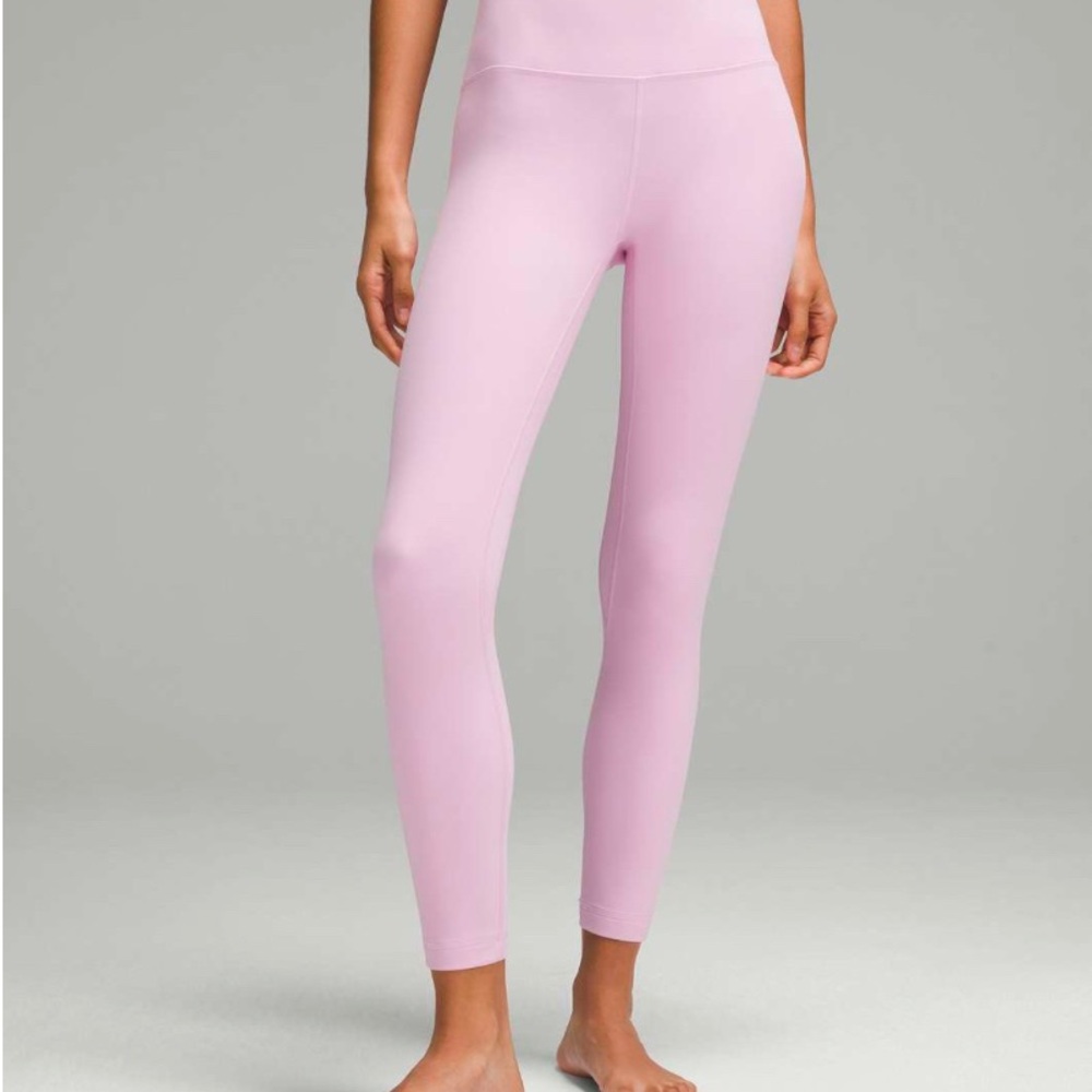 NWT lululemon align high rise Women's Pink Leggings 25” in vita pink